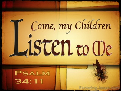 Psalm 34:11